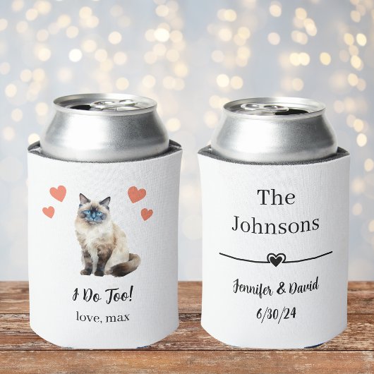 Birman Cat Wedding Koelbox Favoriet Blikjeskoeler