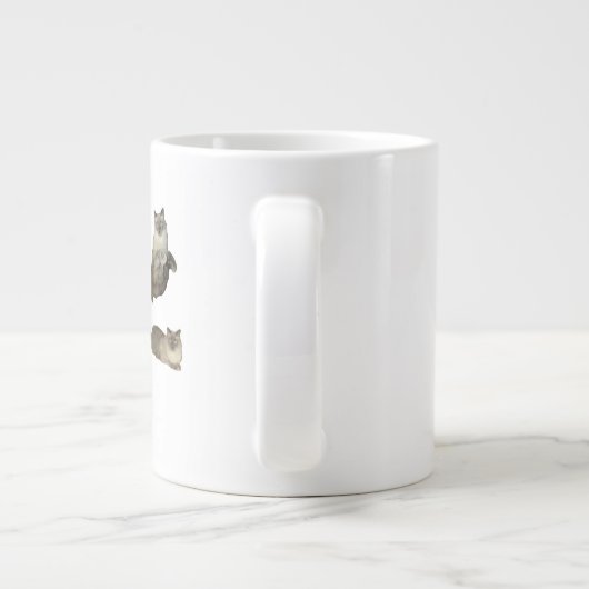 Birman Cats Grote Koffiekop (Achterkant)