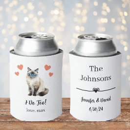 Birman kat huwelijks blikkoeler favoriet blikjeskoeler