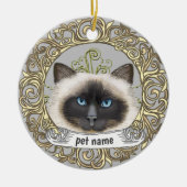 Birman Kat Liefdevolle Herinnering ornament (Voorkant)