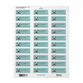 Birman kat retouradreslabels etiket (Full Sheet)