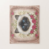 Birman Kat Rozen puzzel Legpuzzel (Verticaal)