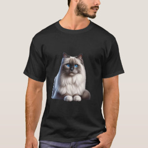 Birman Kat Shirt Kat Gezicht Schattigee Kat Liefhe
