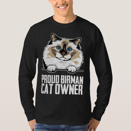 Birman kitten Birmaanse moeder Birmaanse vader T-shirt (Voorkant)