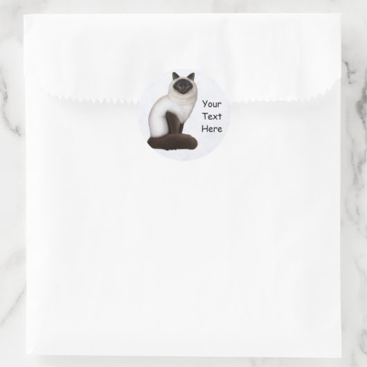  Birman Kitty Cat  Sticker (Tas)