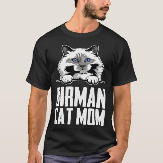 Birman mom Birman kitten Birmans 4 T-shirt (Voorkant)