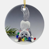Birman Ragdoll Cat Ceramic Ornament (Voorkant)