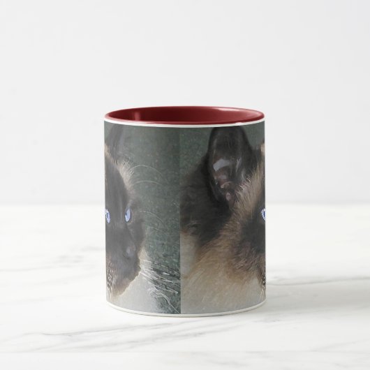 Birman Ragdoll Cat en Kat Quote Mok (Midden)