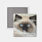 Birman - Ragdoll Cat Lover Magnet (Voorkant / Achterkant)