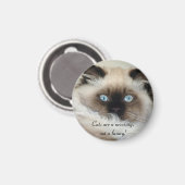 Birman - Ragdoll Cat Lover Magnet (Voorkant / Achterkant)