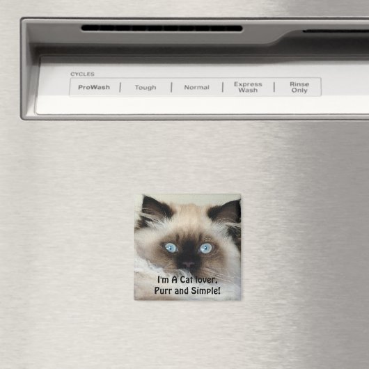Birman - Ragdoll Kat Pet-Lover Magnet (Insitu (Vaatwasser))