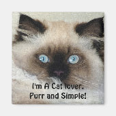 Birman - Ragdoll Kat Pet-Lover Magnet (Voorkant)