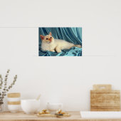 Birman, rood punt poster (Keuken)