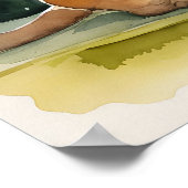 Birmees - kat kunst print (Hoek)