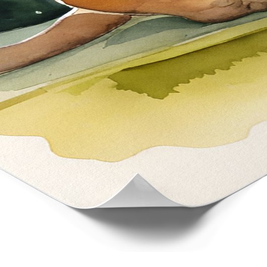 Birmees - kat kunst print (Hoek)