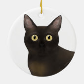 Birmees kat Ornament (Achterkant)
