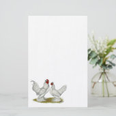 Birmese bantams briefpapier (Staand voorkant)