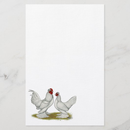 Birmese bantams briefpapier (Voorkant)