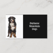 Birmese bergen — Dogs Breeder Pet Sitter Visitekaartje (Achterkant)