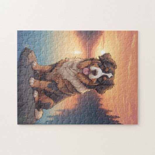 Birmese berghond legpuzzel (Horizontaal)