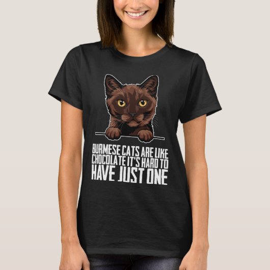 Birmese  Birmese katten  Birmese moeder T-shirt (Voorkant)