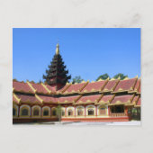 Birmese boeddhist Temple Phra Jow La Keng Briefkaart (Voorkant)