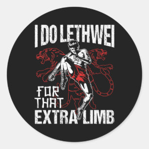 Birmese Boksen Lethwei Training Martial Arts Myanm Ronde Sticker