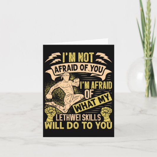 Birmese Bokser Lethwei Instructor Training Myanmar Kaart (Voorkant)