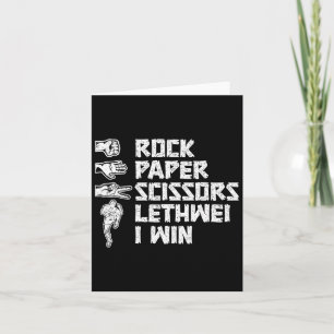 Birmese Boxing Rock Papieren Schaar Lethwei I Win  Kaart