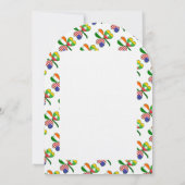 Birmese Ierse Amerikaanse Shamrock Family Reunion Kaart (Achterkant)