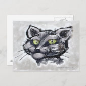 Birmese kat briefkaart (Voorkant / Achterkant)