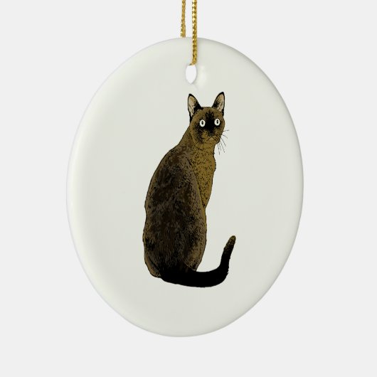 Birmese kat keramisch ornament (Rechts)