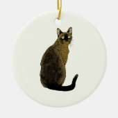Birmese kat keramisch ornament (Voorkant)