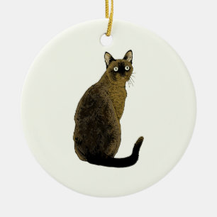 Birmese kat keramisch ornament