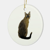Birmese kat keramisch ornament (Links)