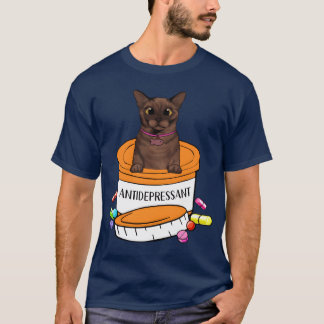 Birmese Kat Kerstmis Kat vriend T-shirt
