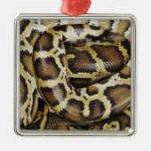 Birmese python metalen ornament (Voorkant)