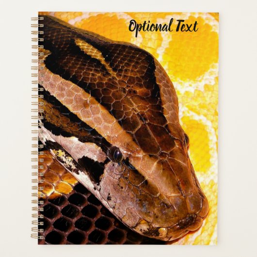 Birmese Python Snake Planner (Voorkant)