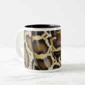 Birmese python tweekleurige koffiemok (Voorkant links)