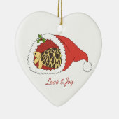 Birmese Star Tortoise Ornament (Santa hat) (Rechts)