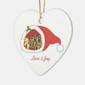 Birmese Star Tortoise Ornament (Santa hat) (Links)