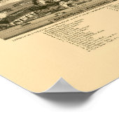 Birmingham, AL Panoramic Map - 1885 Poster (Hoek)