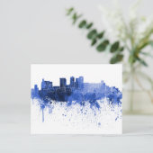 Birmingham AL silhouet Briefkaart (Staand voorkant)