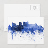 Birmingham AL silhouet Briefkaart (Voorkant / Achterkant)