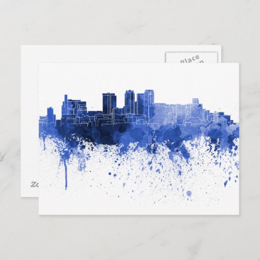 Birmingham AL skyline Briefkaart (Voorkant / Achterkant)