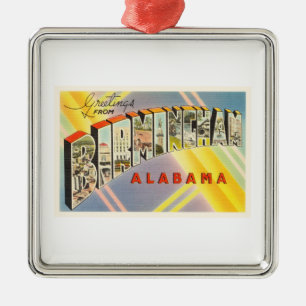 Birmingham Alabama AL Old Vintage Travel Souvenir Metalen Ornament