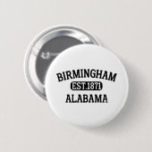 Birmingham Alabama Antiek Ronde Button 5,7 Cm (Voorkant /achterkant)