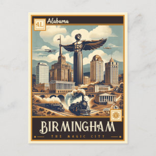 Birmingham, Alabama    Briefkaart