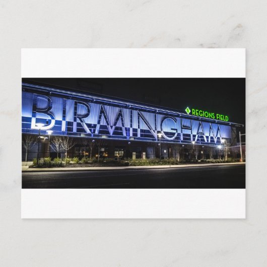 Birmingham Alabama Briefkaart (Voorkant)