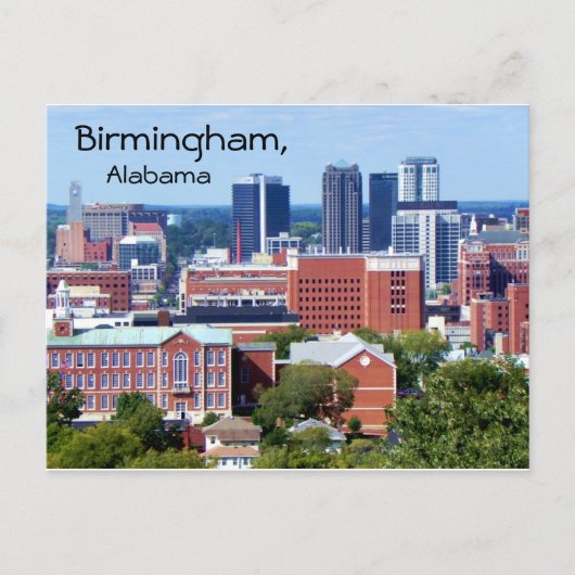 Birmingham, Alabama Briefkaart (Voorkant)